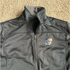 Levelwear Full Zip Jacket Kansas Jayhawks KU Small Black